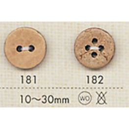 182 ヤシ釦
