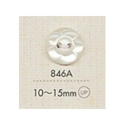 846A Poly Carved Button