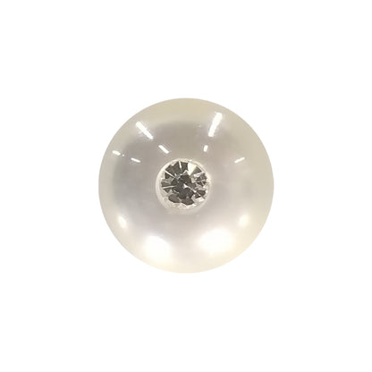 R175W Rhinestone Button