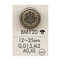 BM120 Plated Button