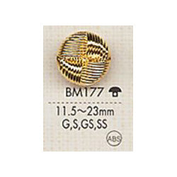 BM177 Plated Button