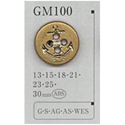 GM100 Plated Buttons