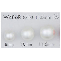 W486R Marine pearl button