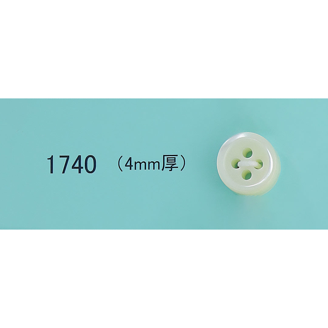 1740 4mm厚 貝ボタン サムネイル画像