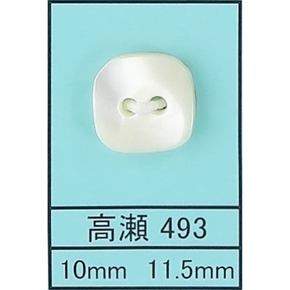 493 スクエア 貝ボタン 高瀬 サムネイル画像