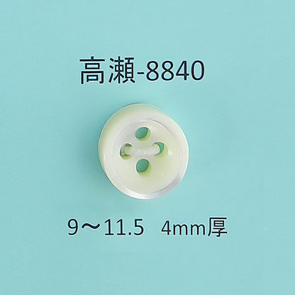 8840 4mm厚 貝ボタン サムネイル画像