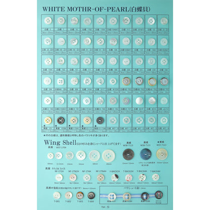貝釦サンプル帳NO.19 P05