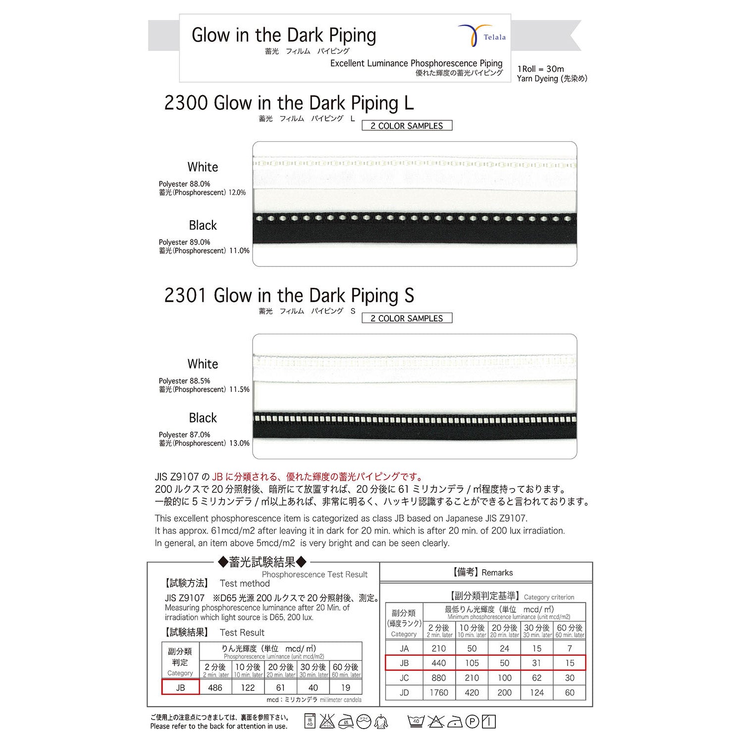 2301 蓄光フィルムパイピングＳＷ．Ｂ