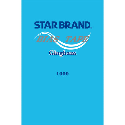 1000 T／Cギンガム生地  STAR BIAS サンプル帳画像1