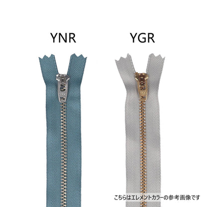 3号Yジップファスナー 務歯カラー2種画像
