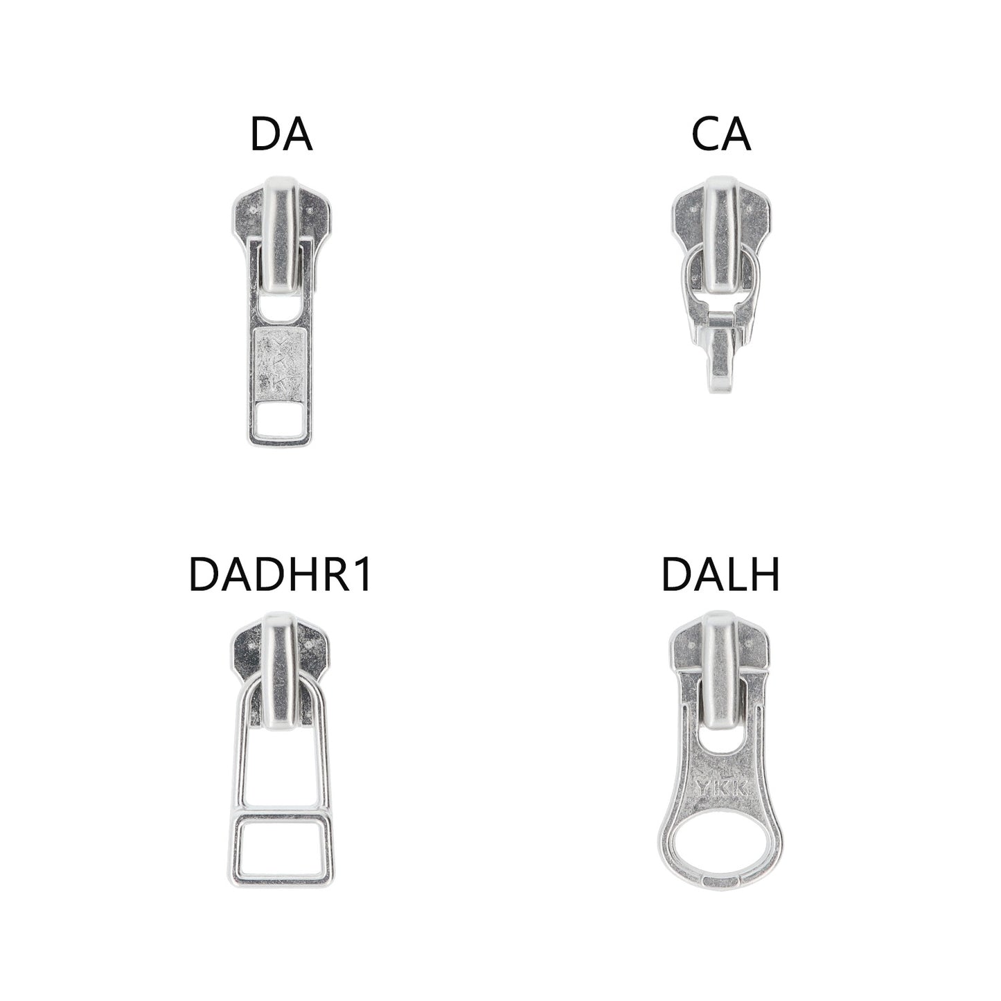 4MGORDADHR1 Sample Size 4 Gold Opening DADHR1 Metal Zipper