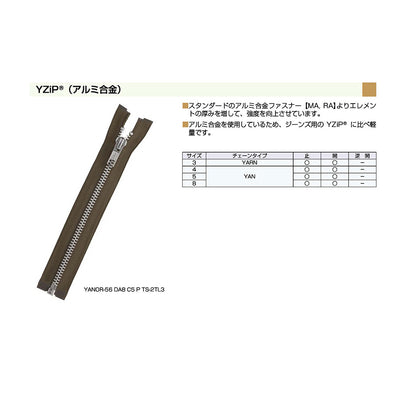 フリーオーダー ファスナー