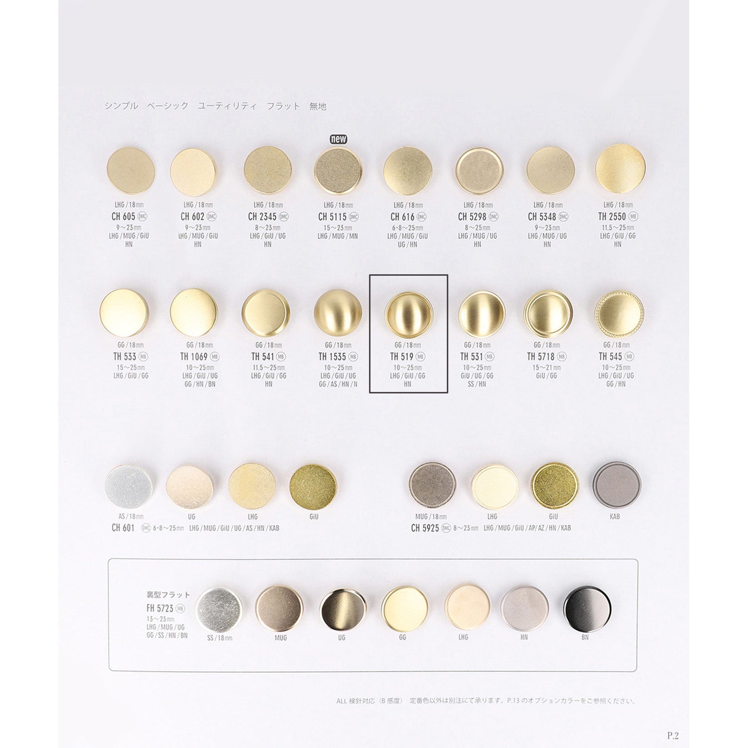 ○○特価金属ボタン10種類金属大小1箱分約300個ボタン付け糸5枚53600円