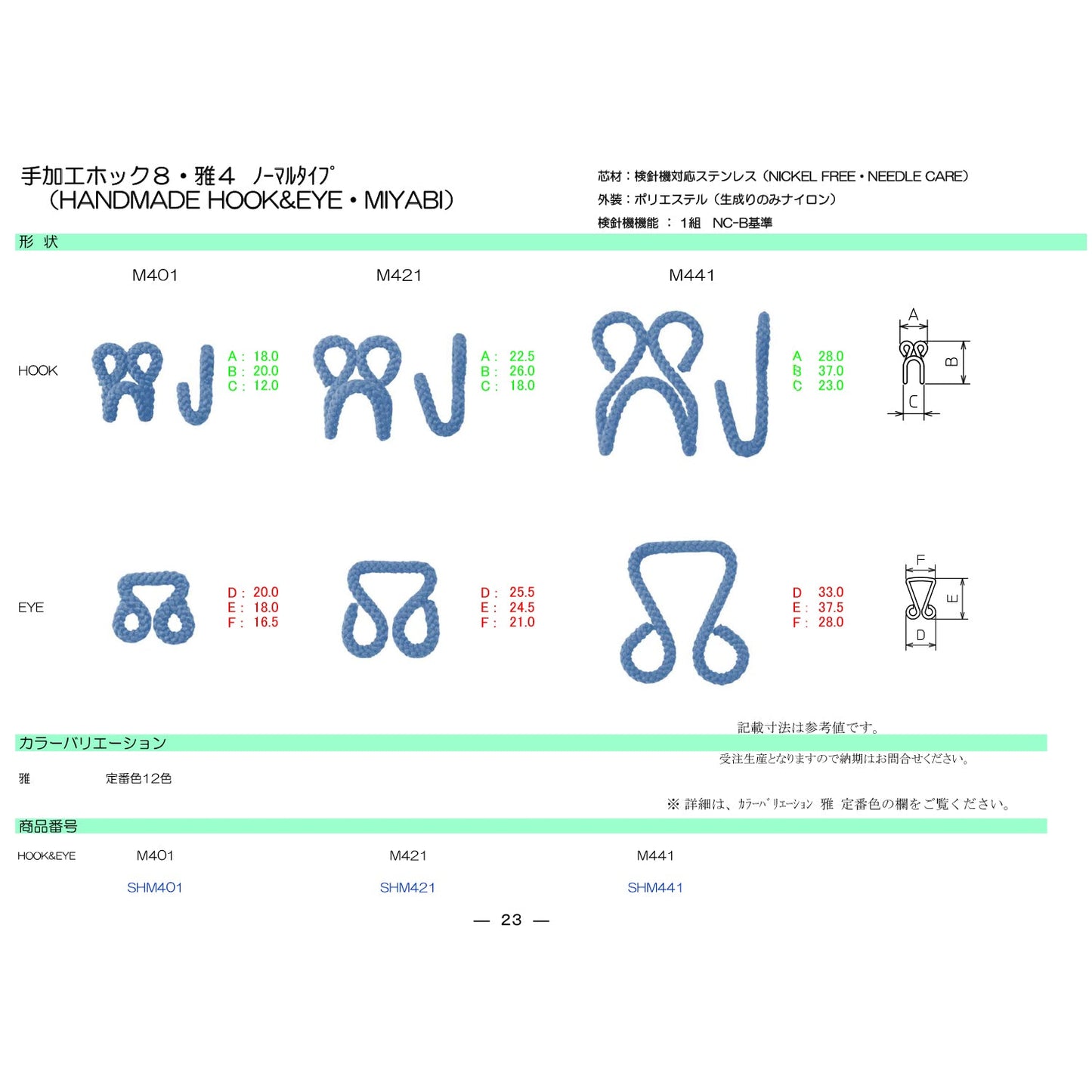 SHM441 Sample Miyabi Normal Type M441