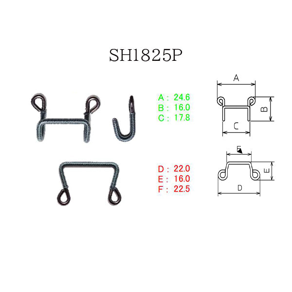 SH1825P Sample Fine Hook X