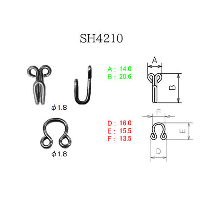 SH4210 コイルホック#18