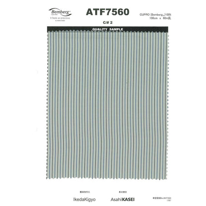 ATF7560 キュプラ 裏地 ストライプタフタ