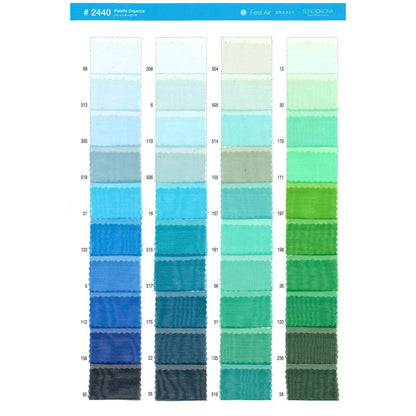 2440-B ポリエステル 生地 パレットオーガンザ