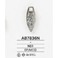 AB7836N Plated zipper point