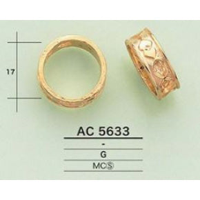 AC5633 Shiny Plated Scarf Ring