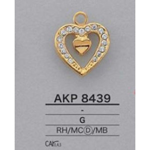 AKP8439 メッキ モチーフパーツ