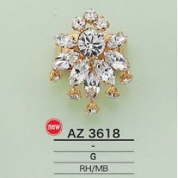 【廃番】AZ3618 メッキ ツヤあり スカーフリング