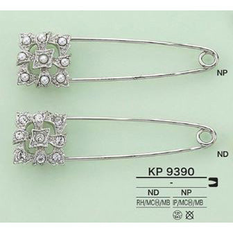 【廃番】KP9390 メッキ ツヤあり キルトピン