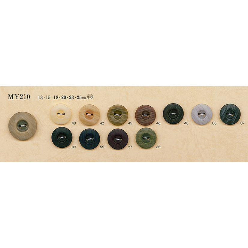 MY210 Polyester Patterned Buttons