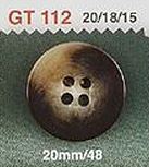 GT112 ポリエステルボタン